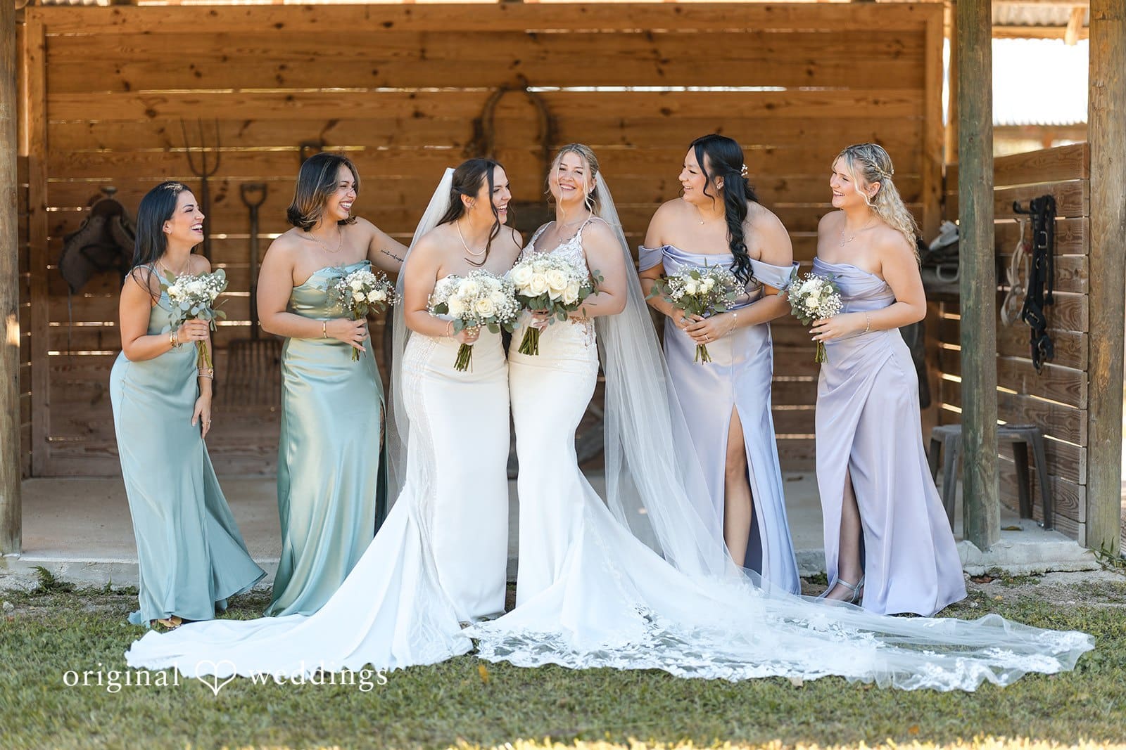 Sharing a beautiful moment together.