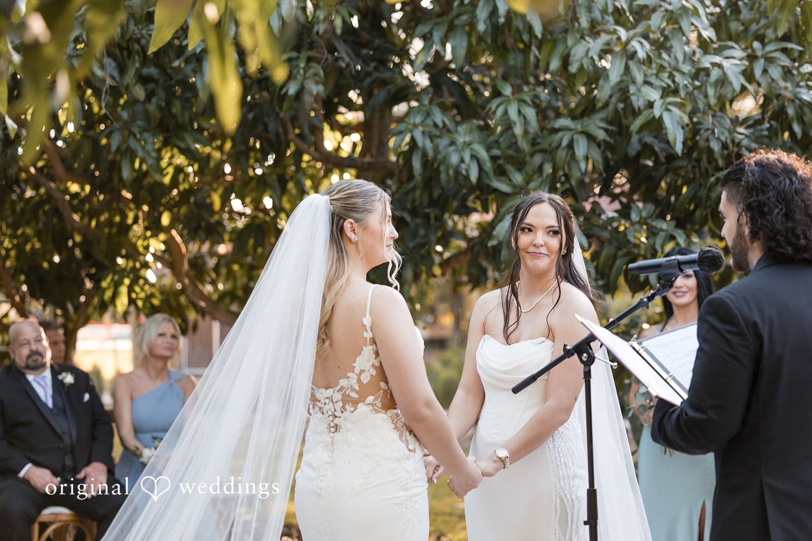 Ceremony starting moment at Hacienda Los Robles.