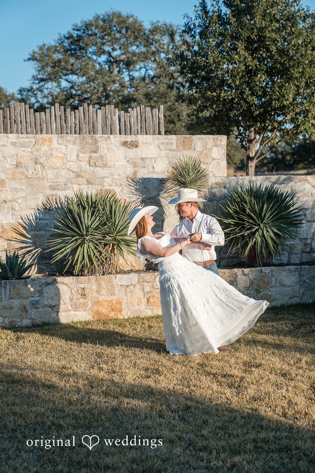 A graceful spin captures the bride’s elegance and joy.
