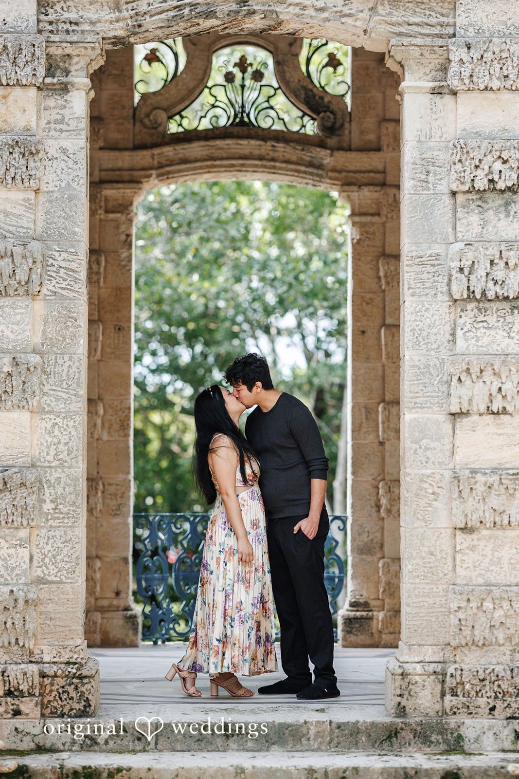 Kristian + Fernando Romantic kiss moment of the couple