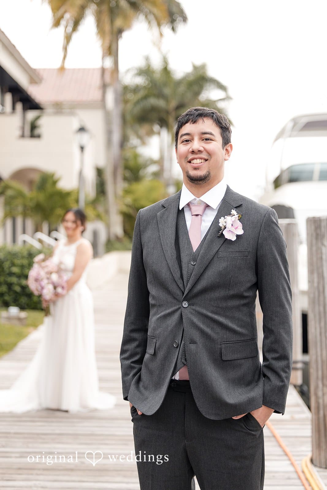 Groom is ready to see the bride