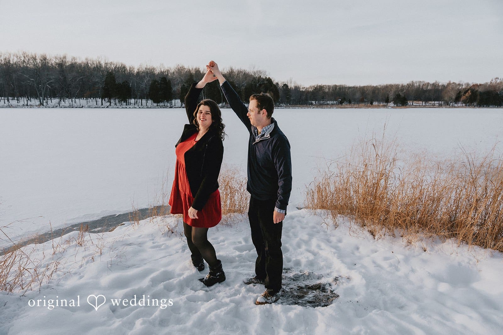 A fun moment at the waterfront