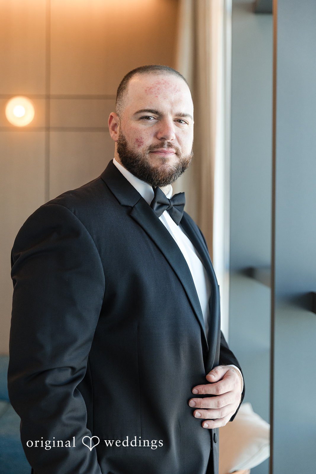 Beautiful picture of groom in a suit