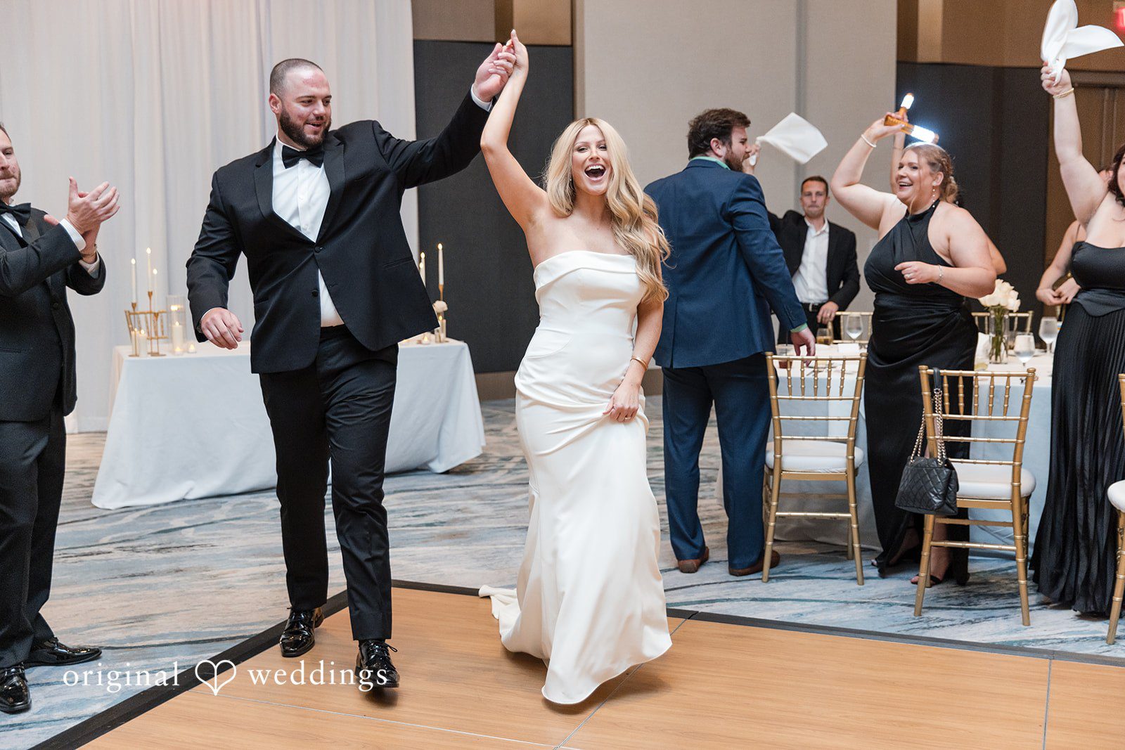 Dancing couple enjoying a special moment.