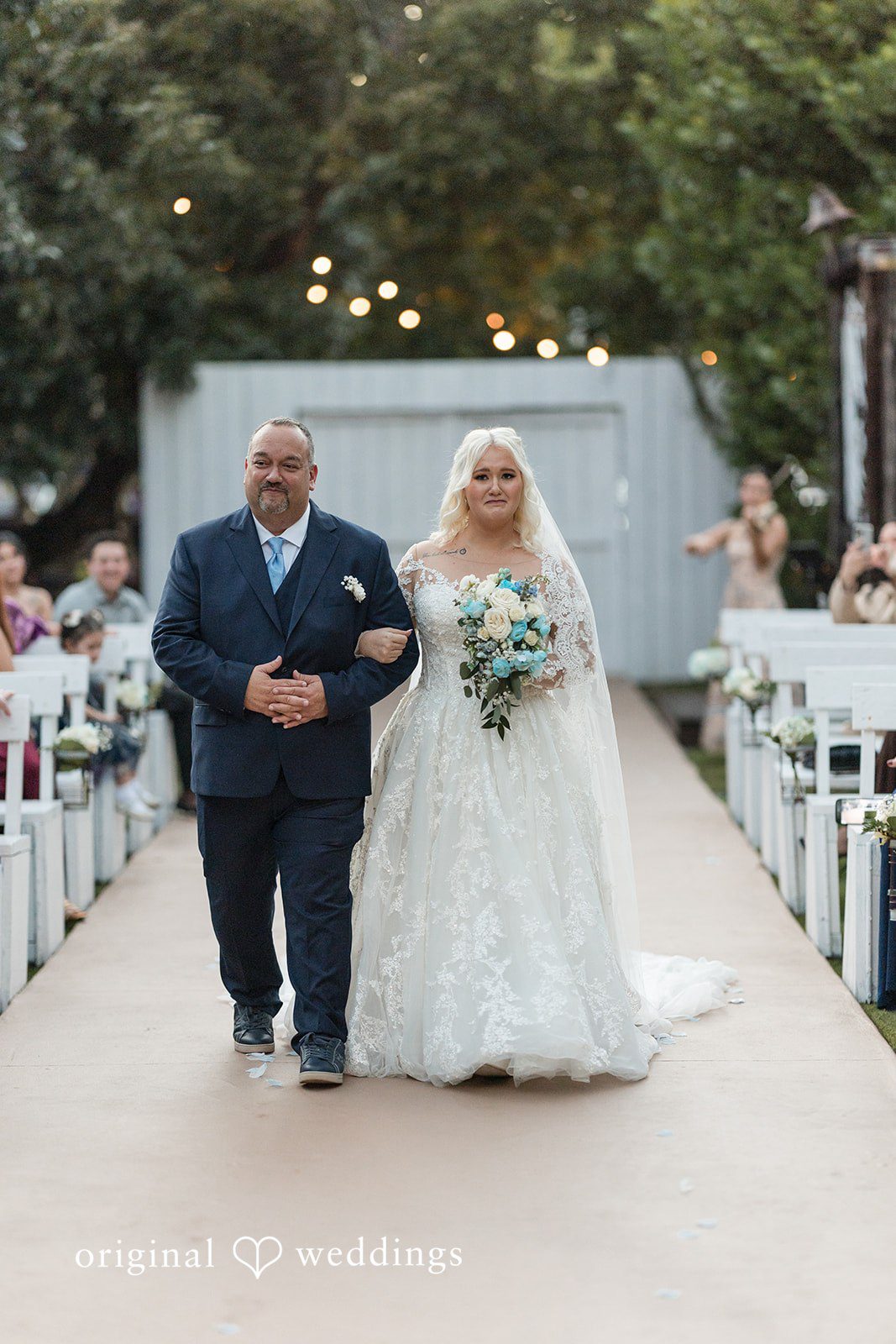Lovely entry picture of bride