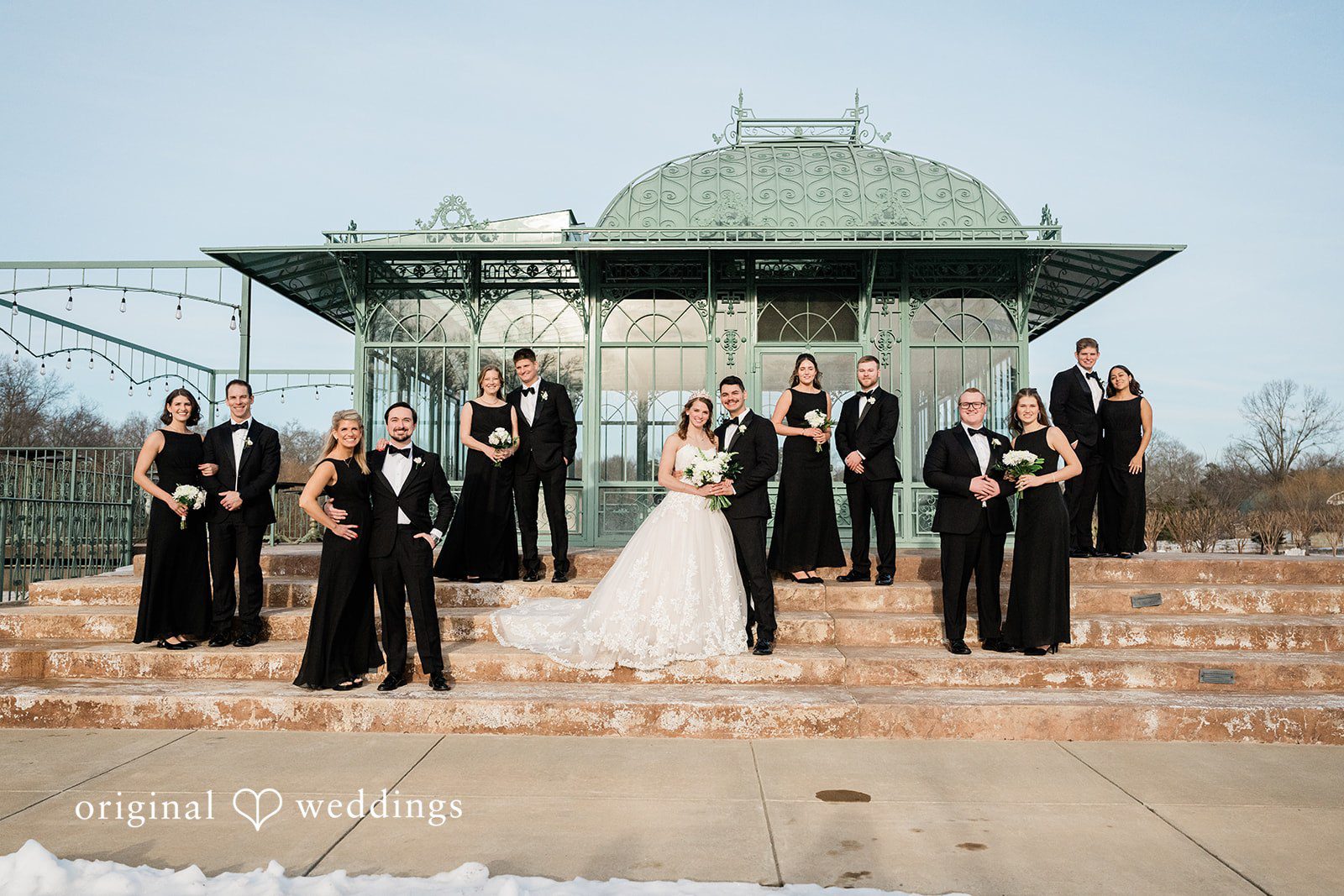 Celine + Cassin Elegant portraits of all couples with bride and groom.