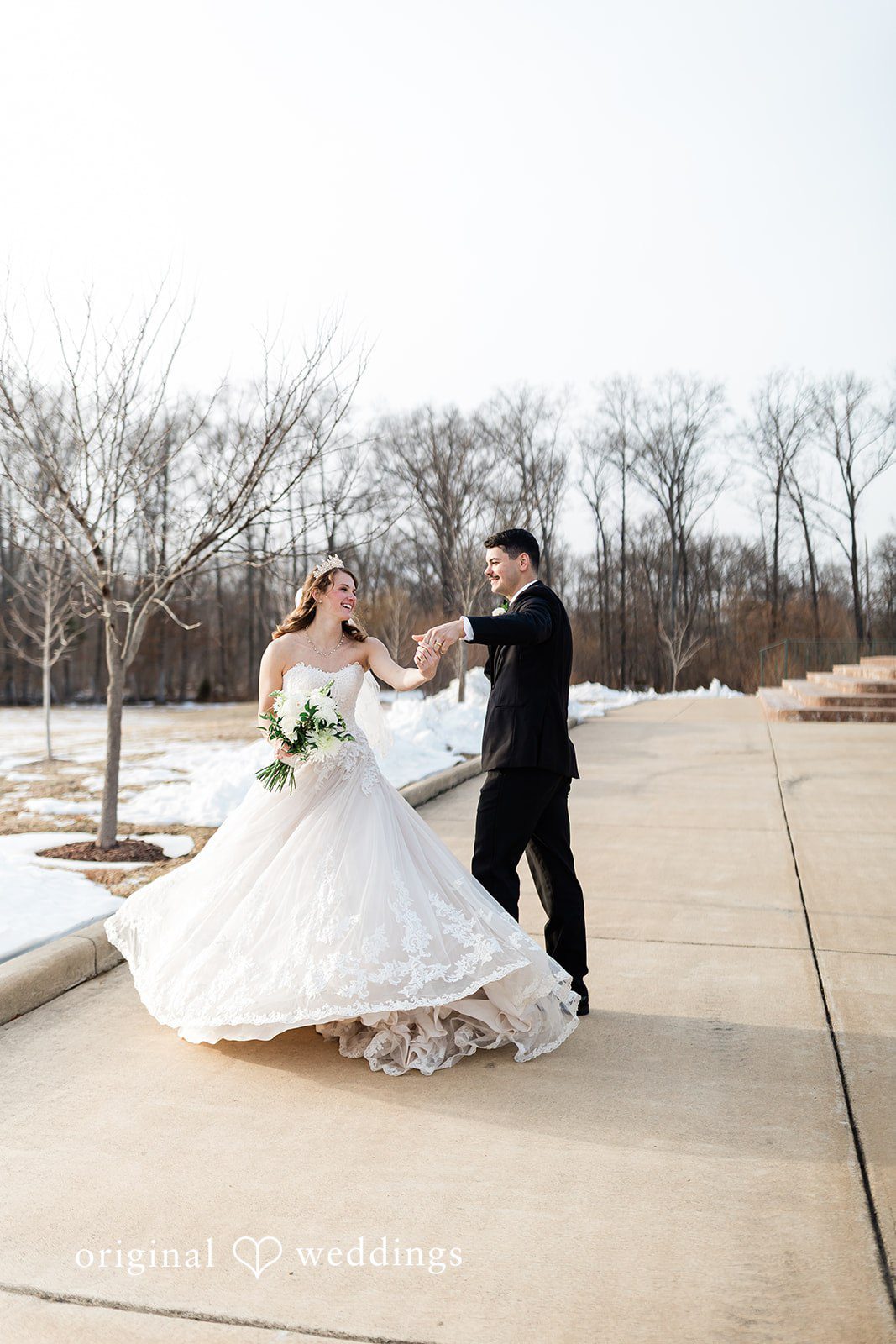 Celine + Cassin Stunning portrait of couple at Morais Vineyard & Winery.