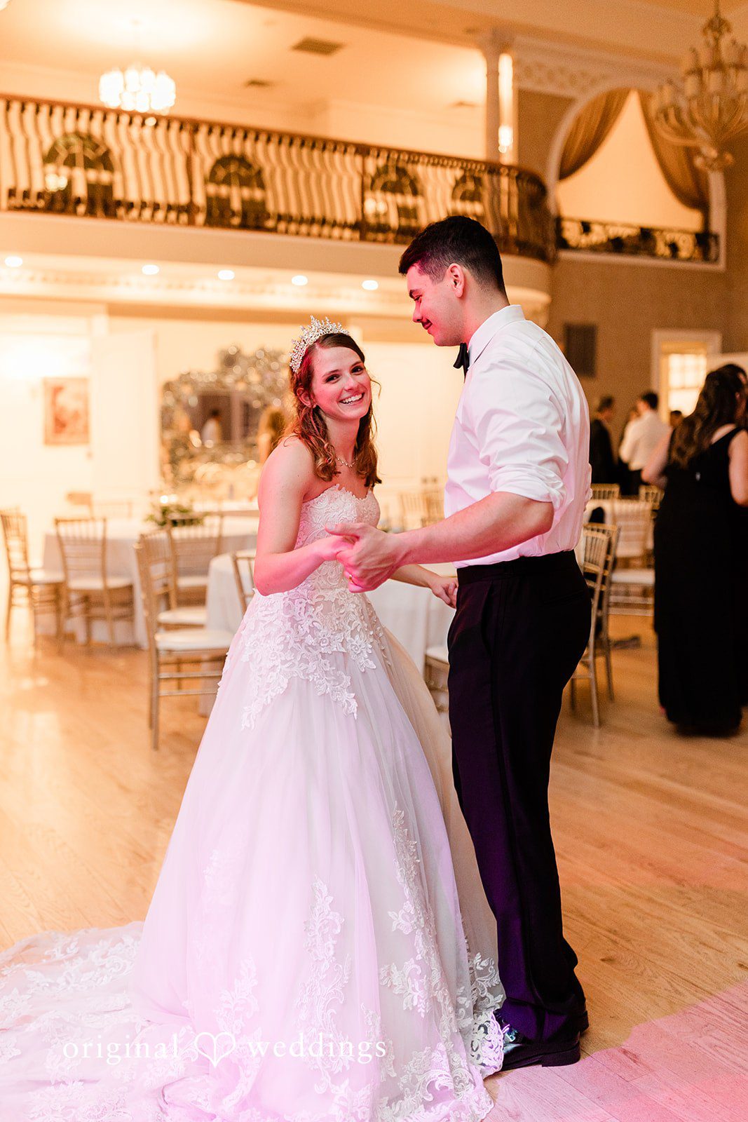 Celine + Cassin Bride and groom enjoying their wedding dance.