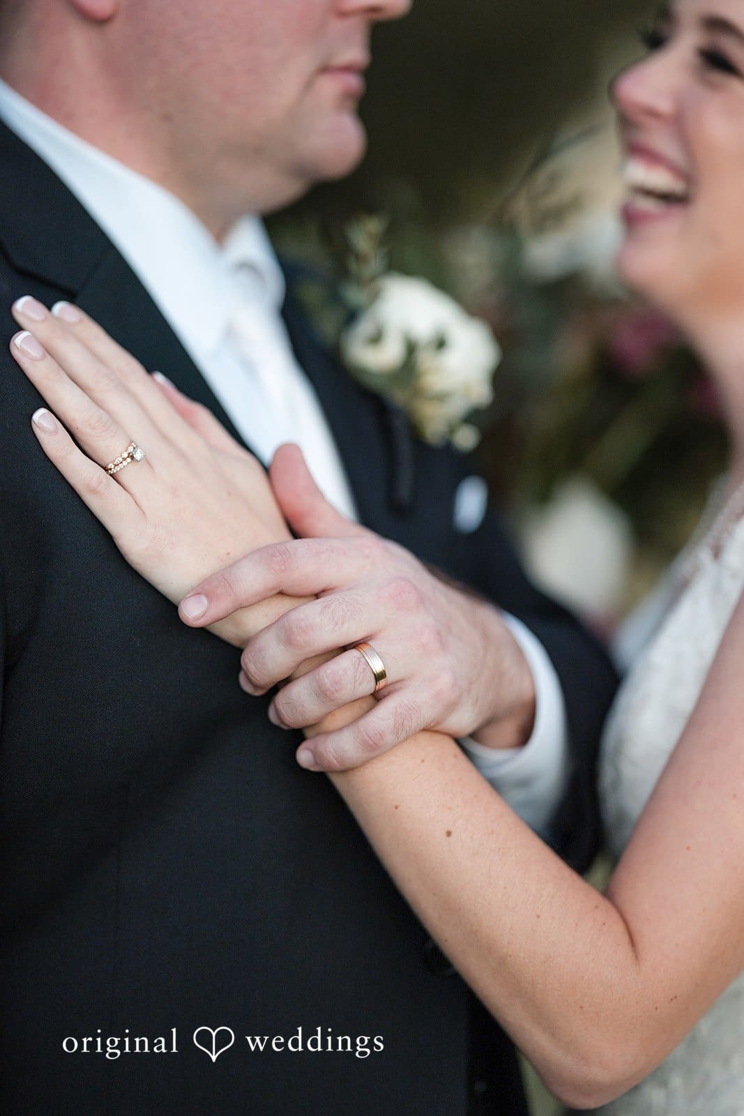 November 21, 2025 – Nicole & Hunter – (ID-3169) Close up of bride and groom hands showing wedding rings