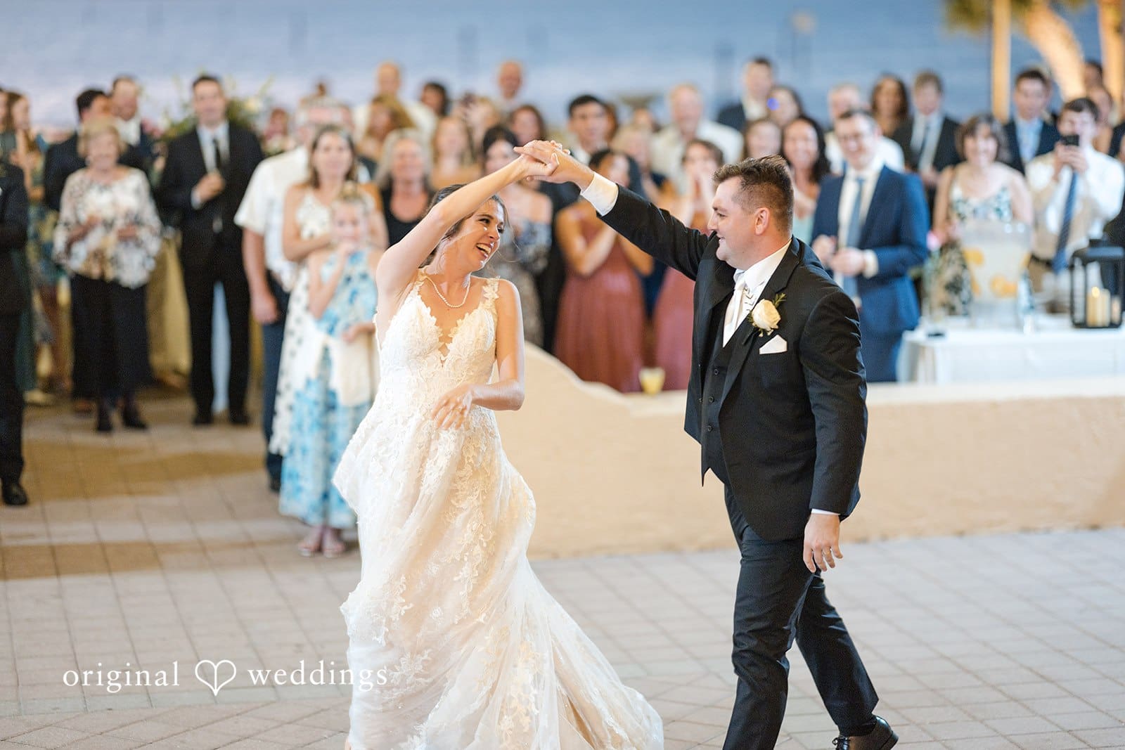Nicole + Hunter Emotional dance of bride and groom at Powel Crosley Estate
