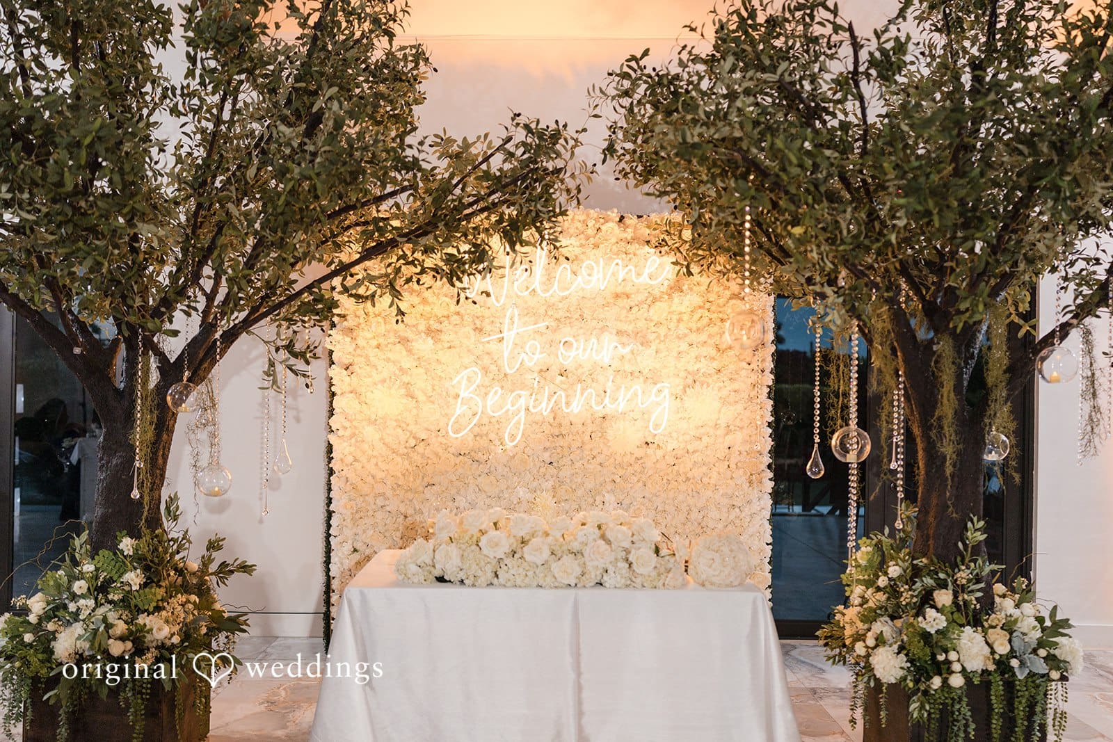 The beautiful reception space at Prestige Estate