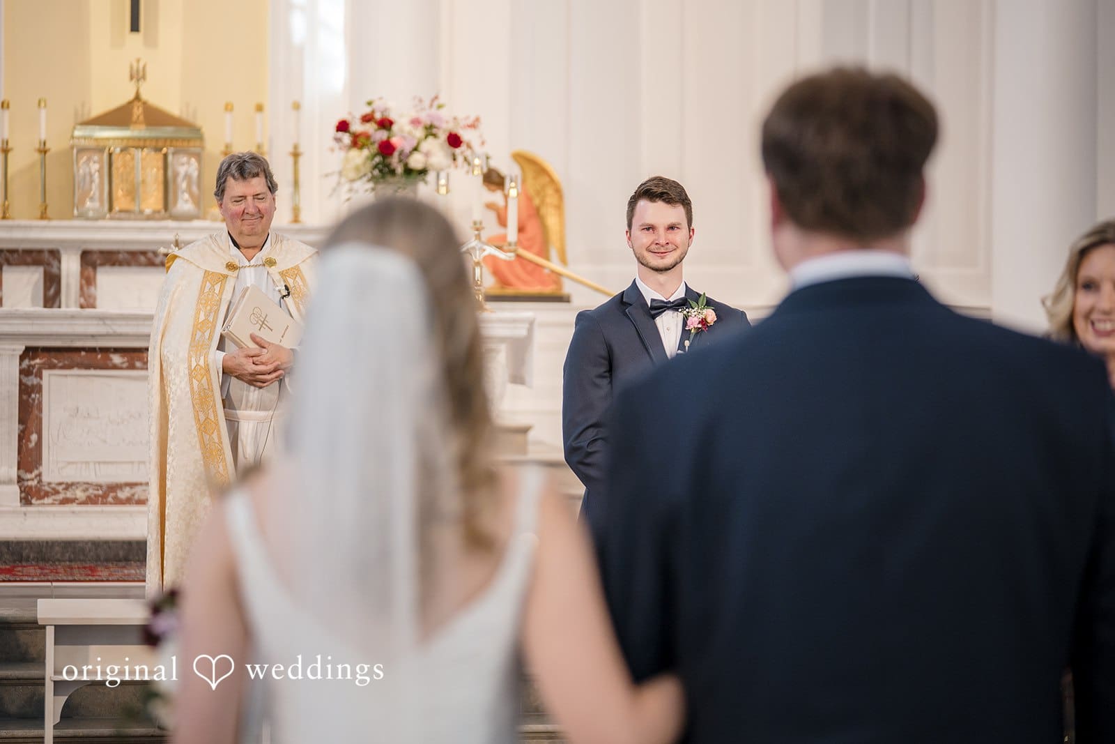 Washington DC Wedding Photographer at Saint Mary of Sorrows | Kayla & Kyle -