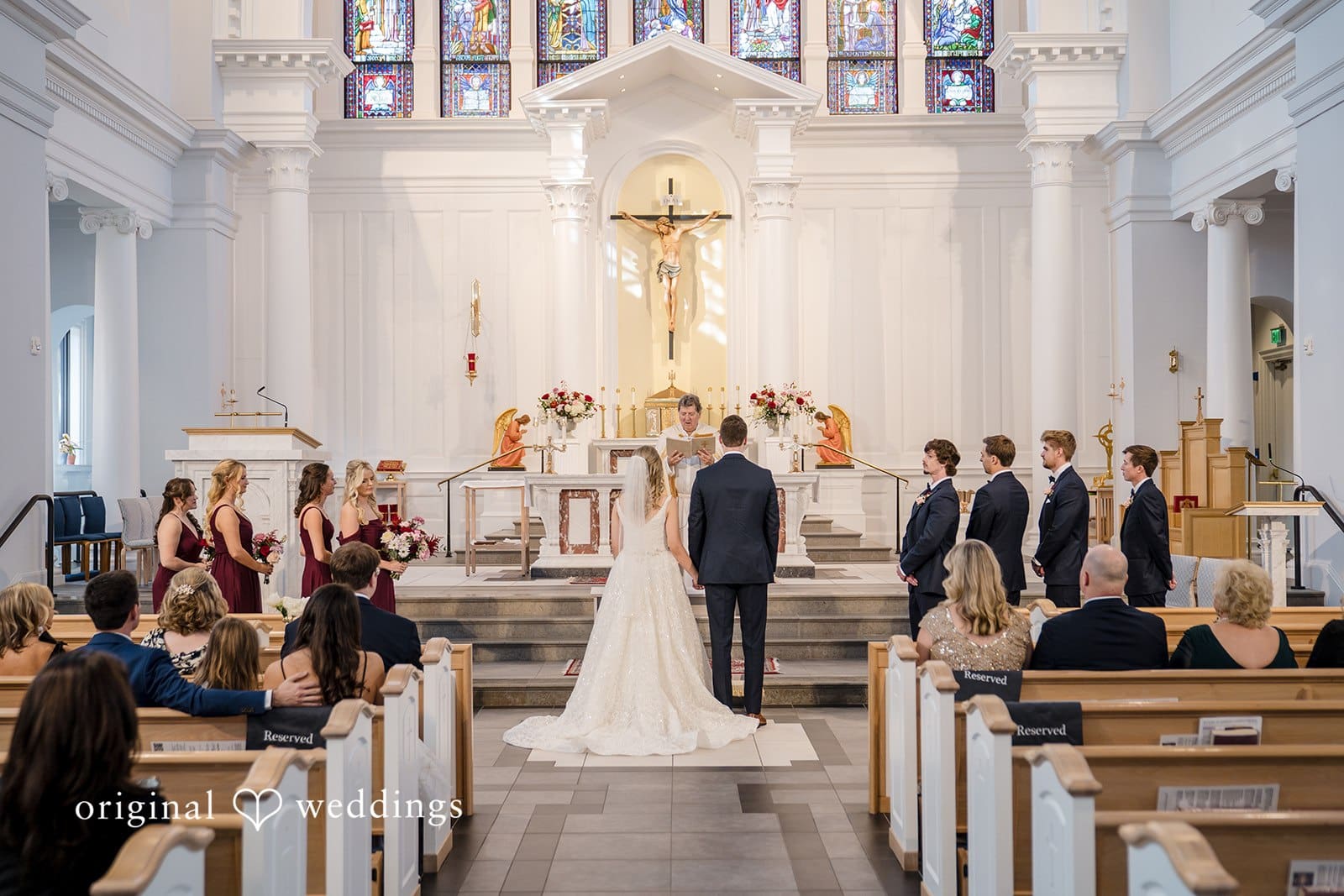 Washington DC Wedding Photographer at Saint Mary of Sorrows | Kayla & Kyle -
