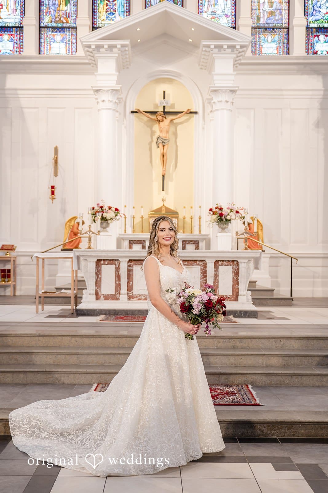 Washington DC Wedding Photographer at Saint Mary of Sorrows | Kayla & Kyle -