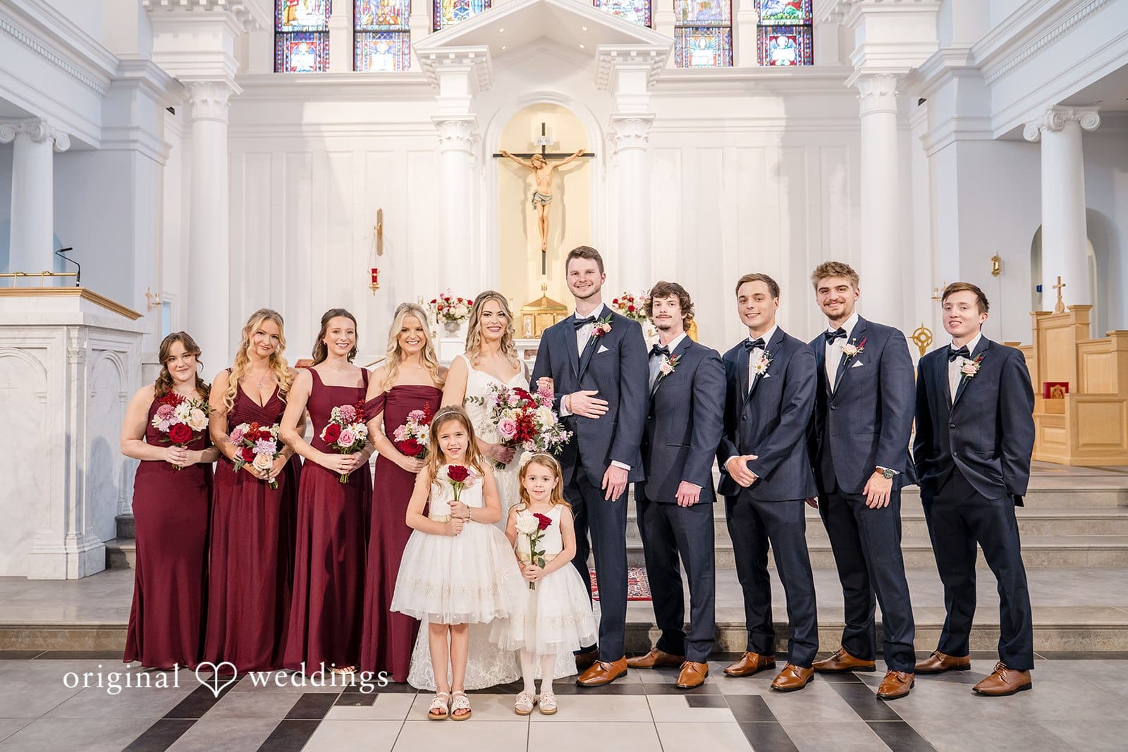 Washington DC Wedding Photographer at Saint Mary of Sorrows | Kayla & Kyle -
