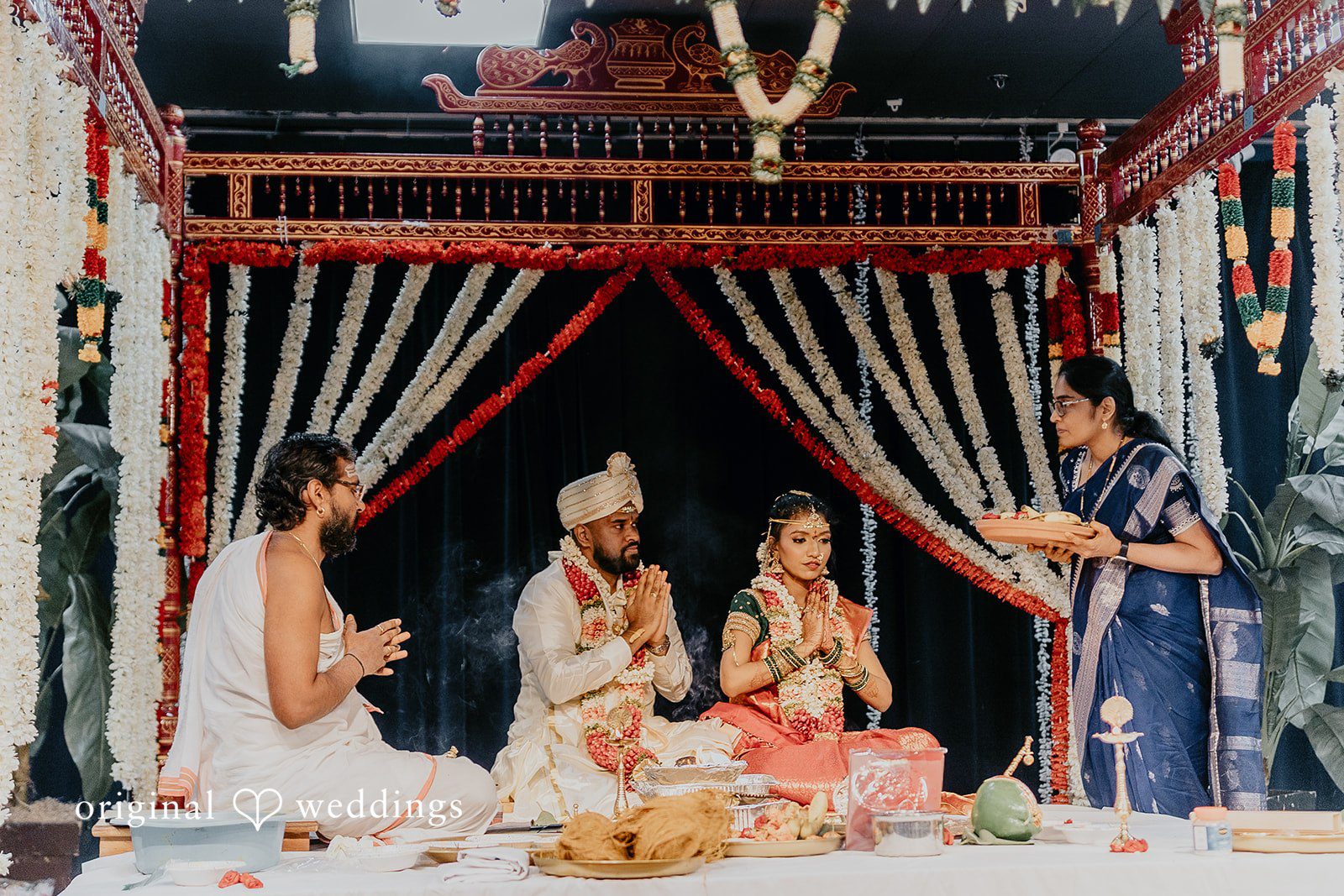 Baltimore Wedding Photography at Sri Siva Vishnu Temple | Manisha & Priyatham -
