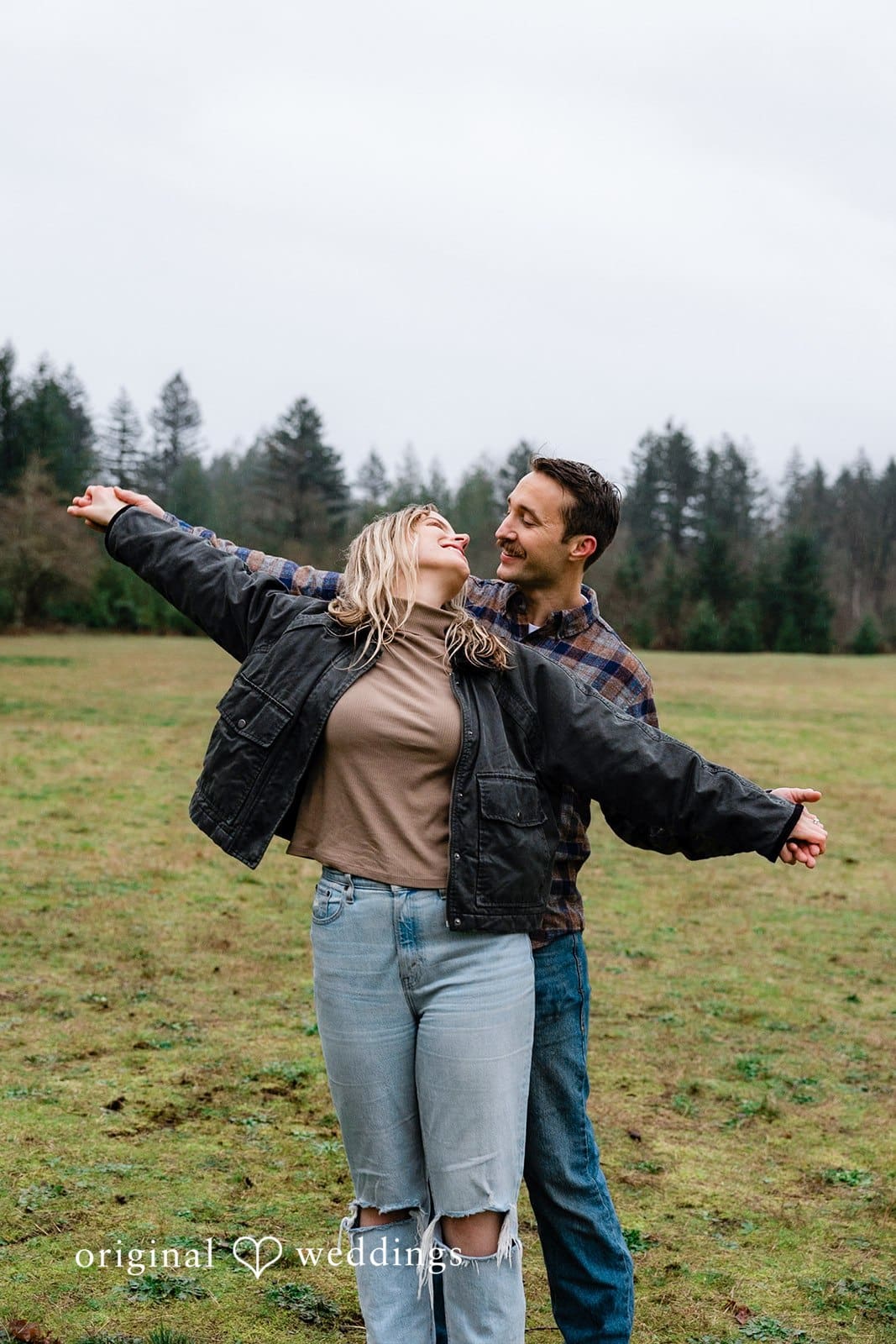 A happy couple portrait