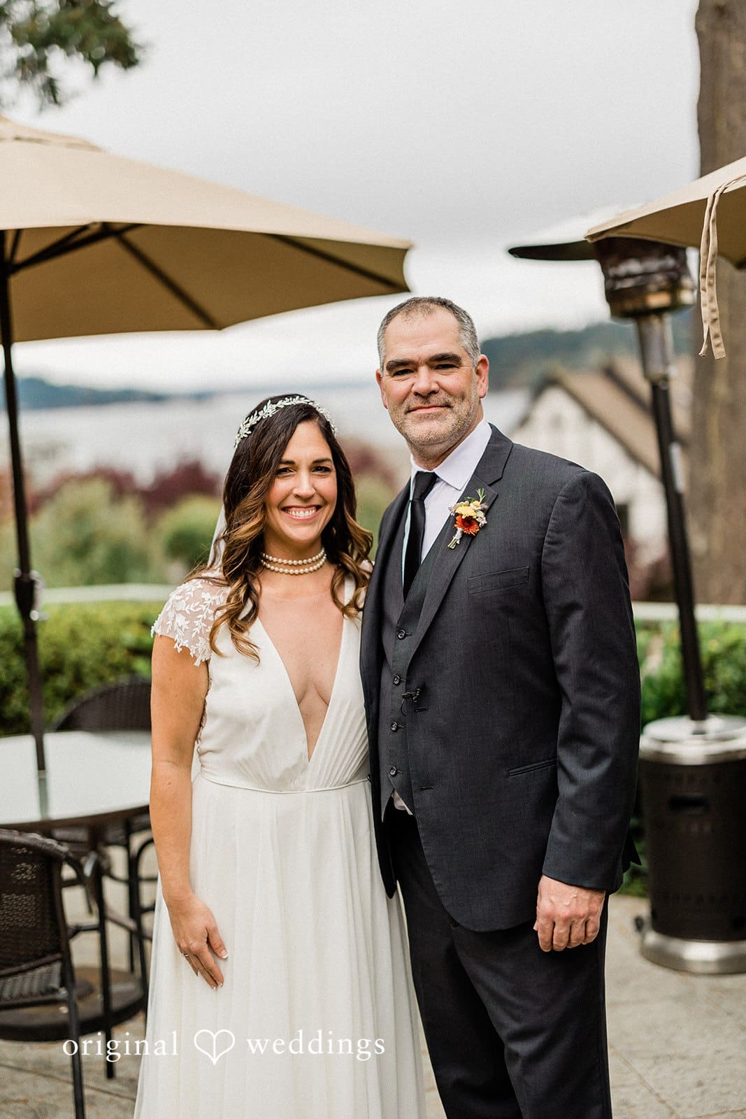 Adorable portrait of couple at Manor House