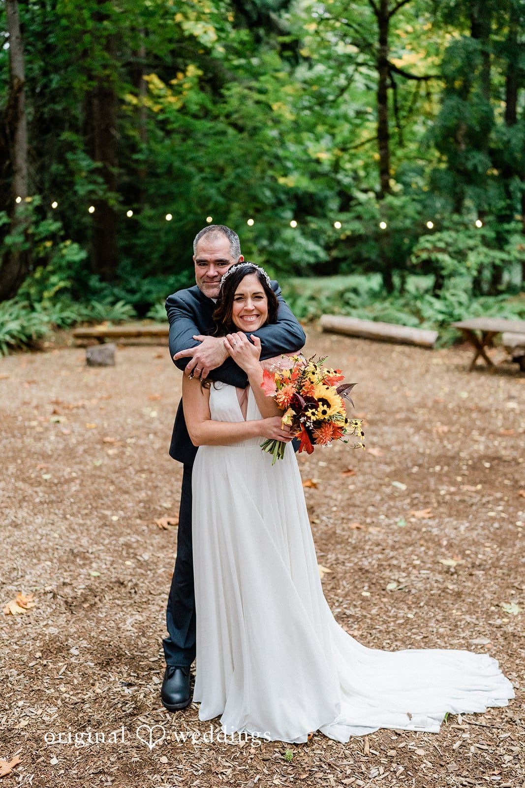 Lovely portrait of couple at Manor house