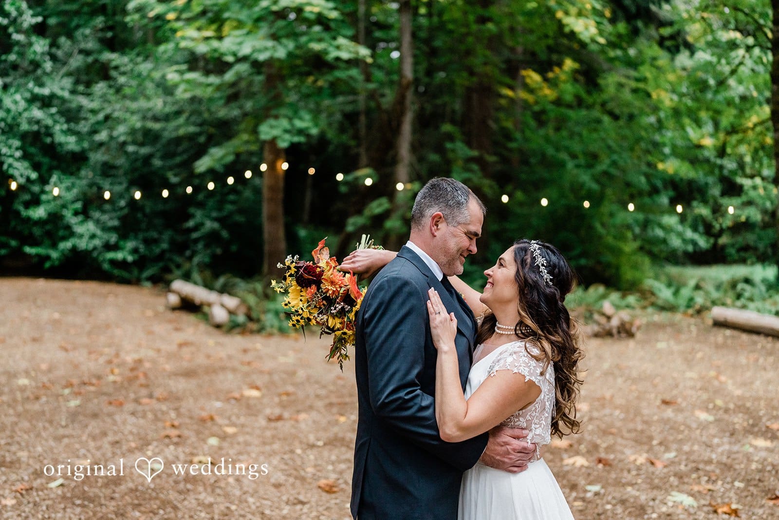 Romantic picture of couple looking at each other