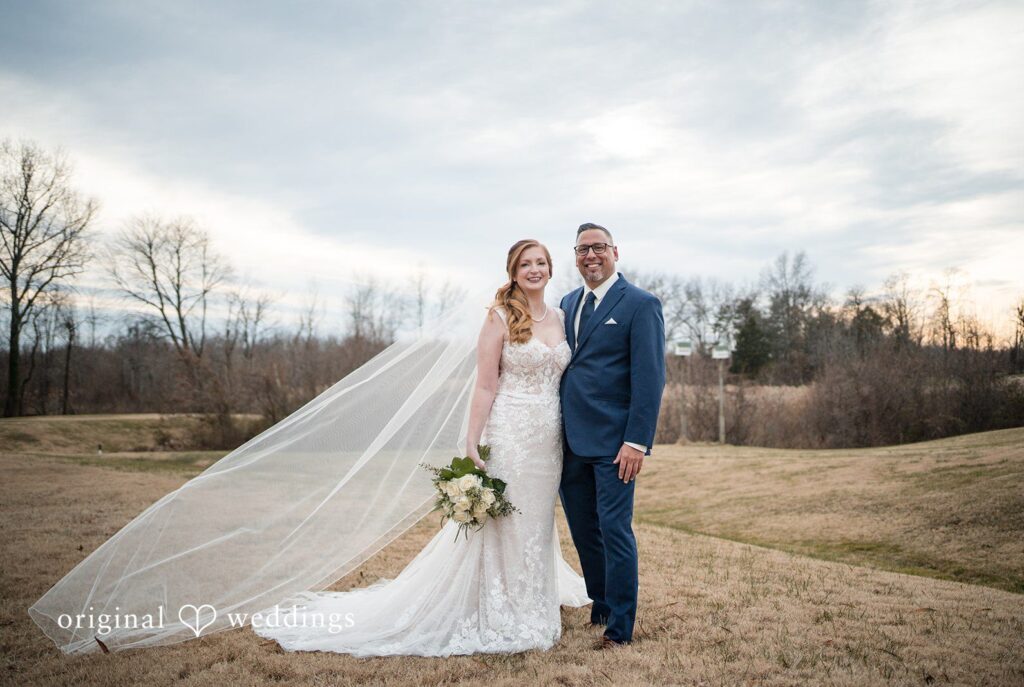 Caitlyn + Greg Stunning portrait of couple at the Osprey’s at Belmont Bay by Washington DC wedding photographer from original wedding