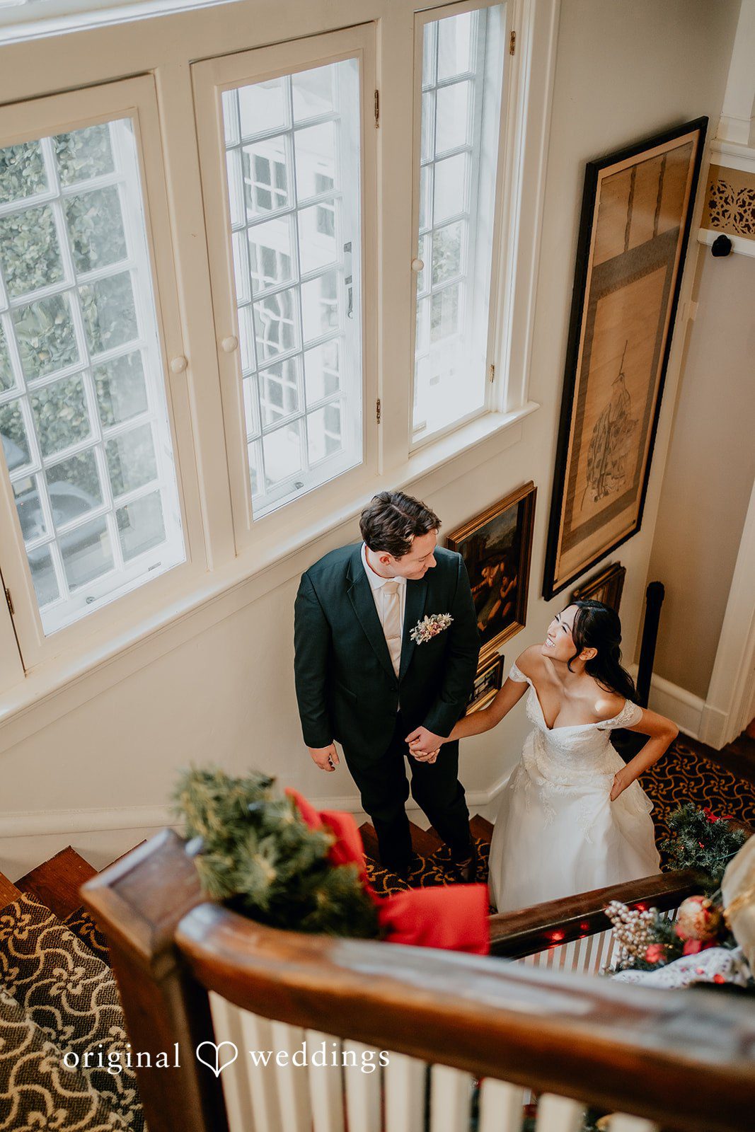 Trisha + Jacob A quiet indoor moment captures intimacy before the ceremony.