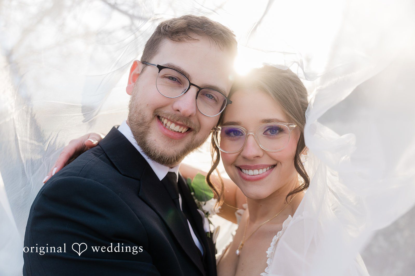 A stunning portrait of the couple at The Videre Estate