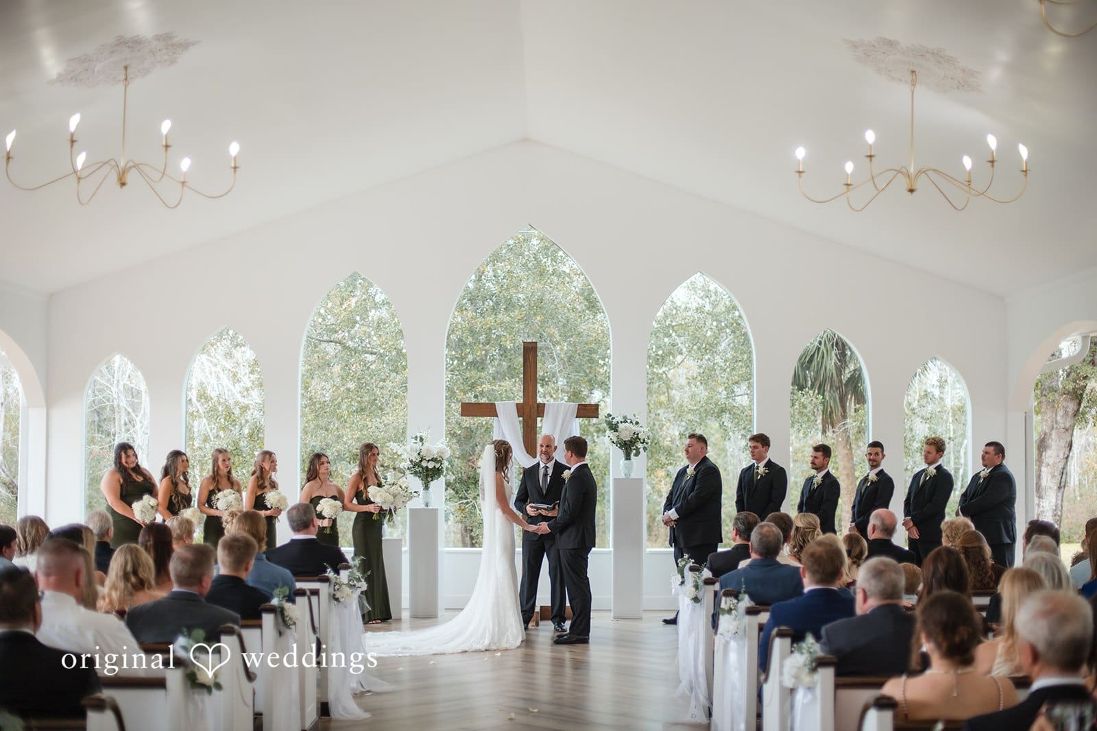 Brianne + Luke Emotional wedding ceremony moment at The Whitewood Ranch