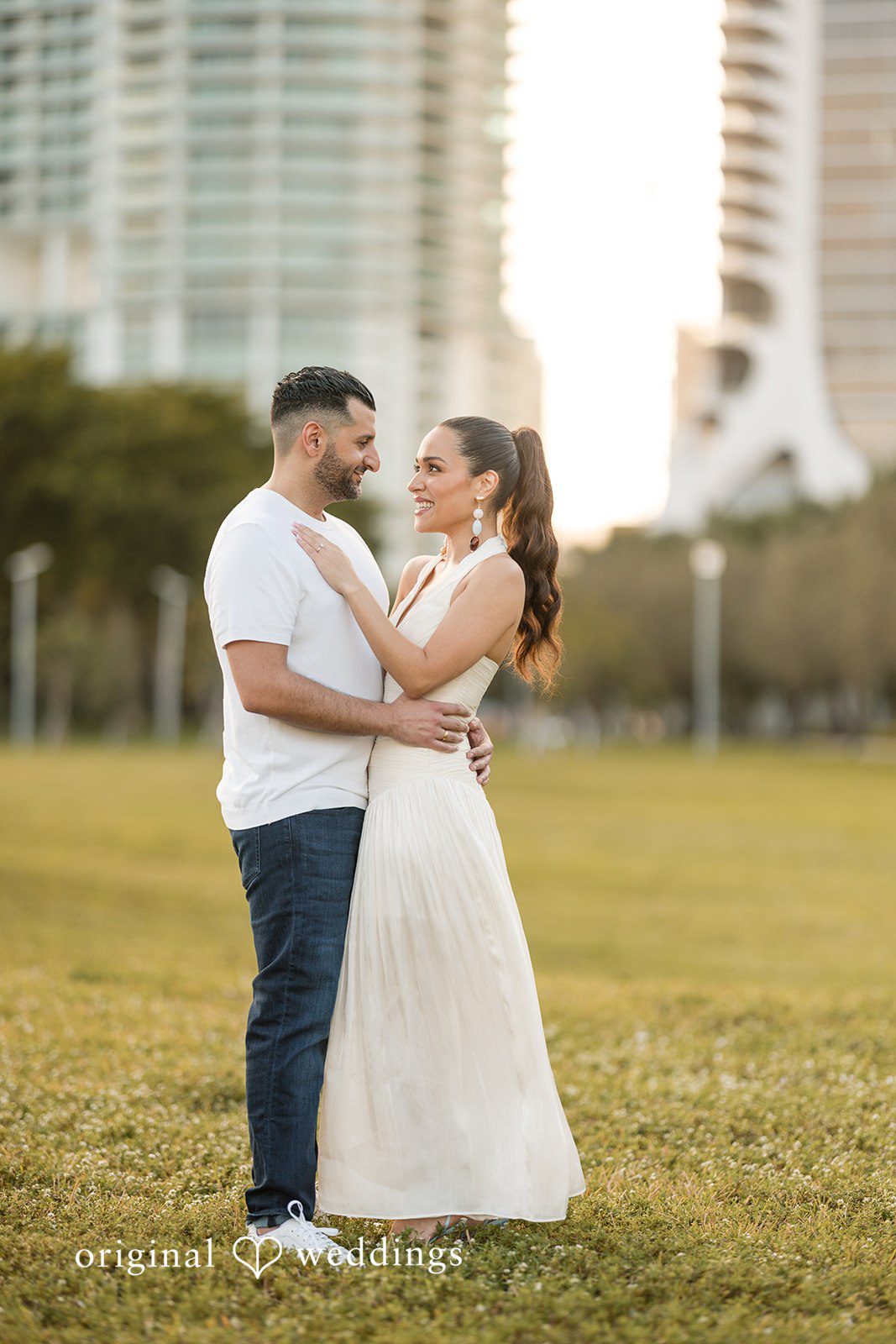 A loving kiss on the cheek capturing genuine emotion.