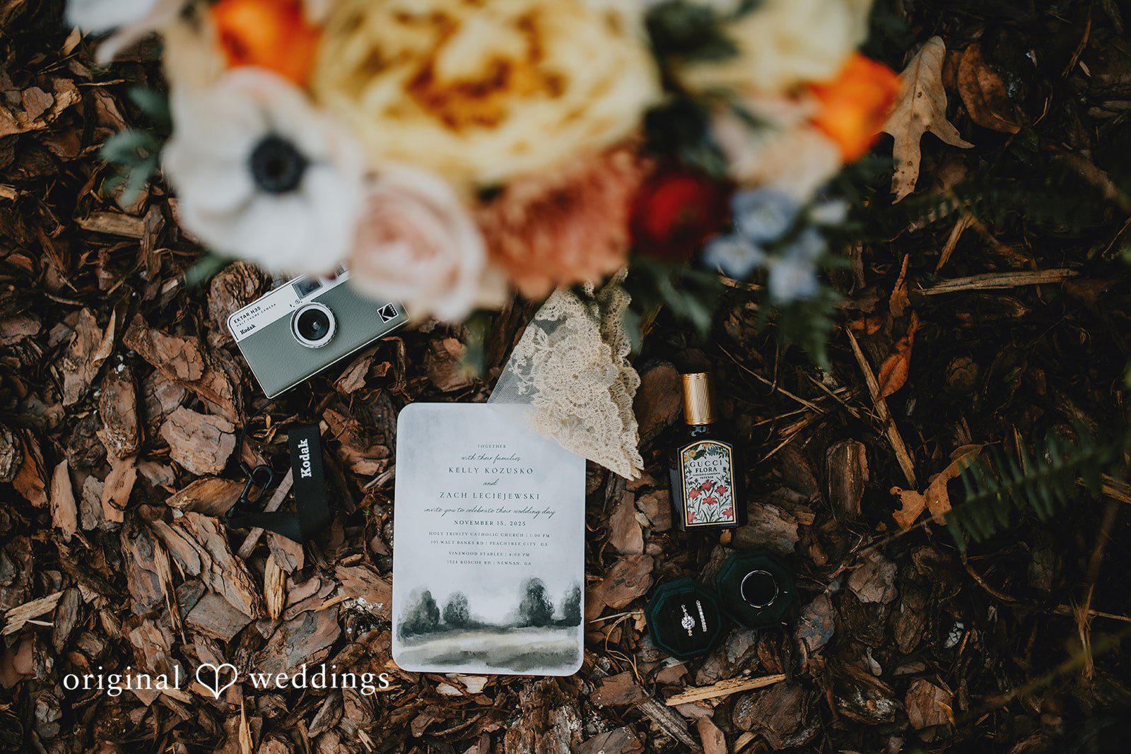 This wedding stationery flat lay was documented by an Atlanta Wedding Photographer as part of an Atlanta Wedding Photographer collection.