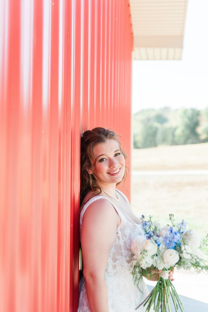 Alison + Sterlen beautiful bride portrait at best wedding venues st louis