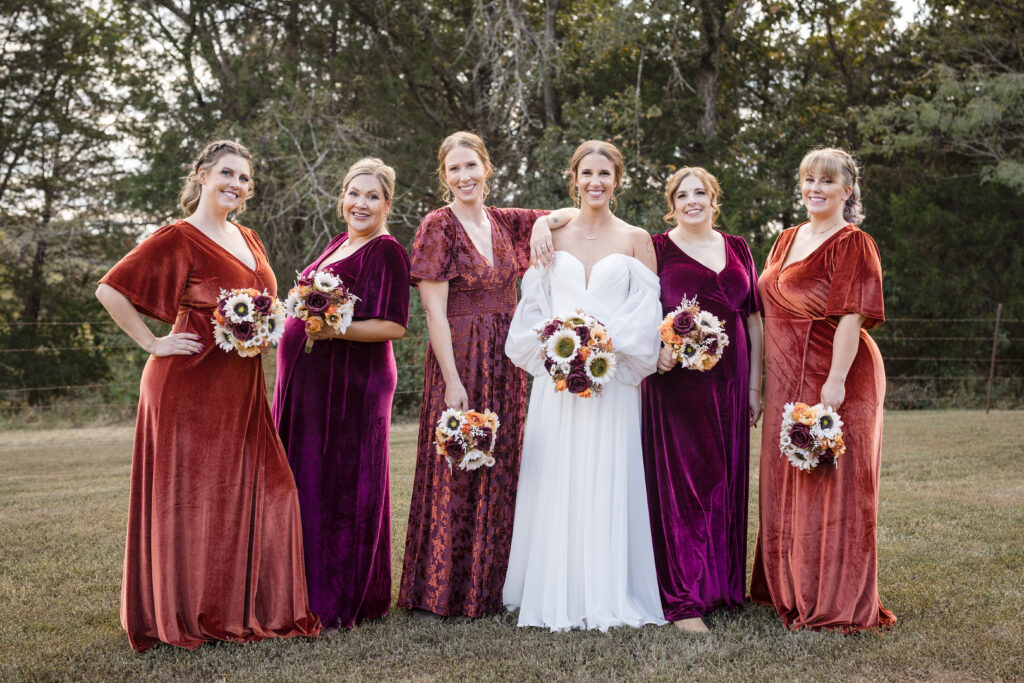 Jacob + Maria bridal party photo by a st louis wedding photographer