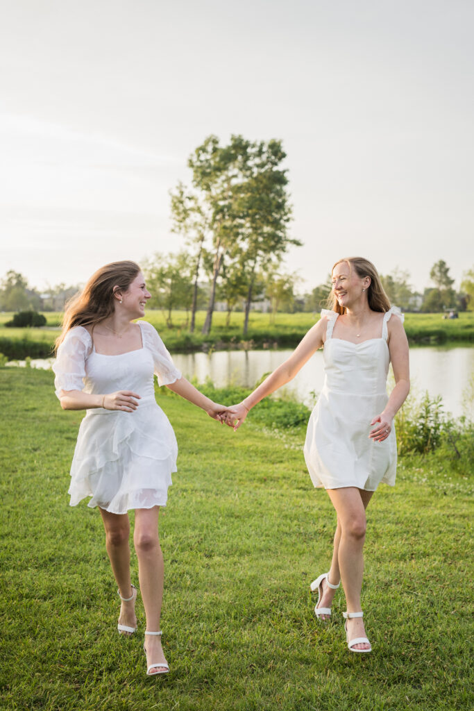 Madison + Ally bride and bride at wedding venues st louis