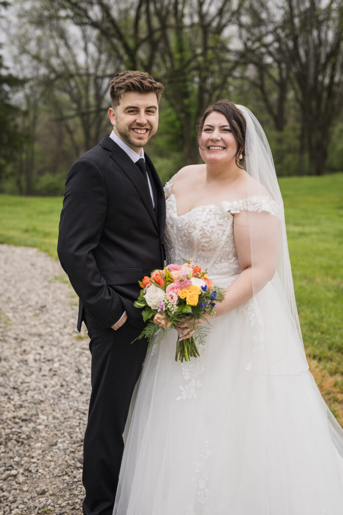 Gabriella + Ethan bride and groom at all inclusive wedding venues st louis