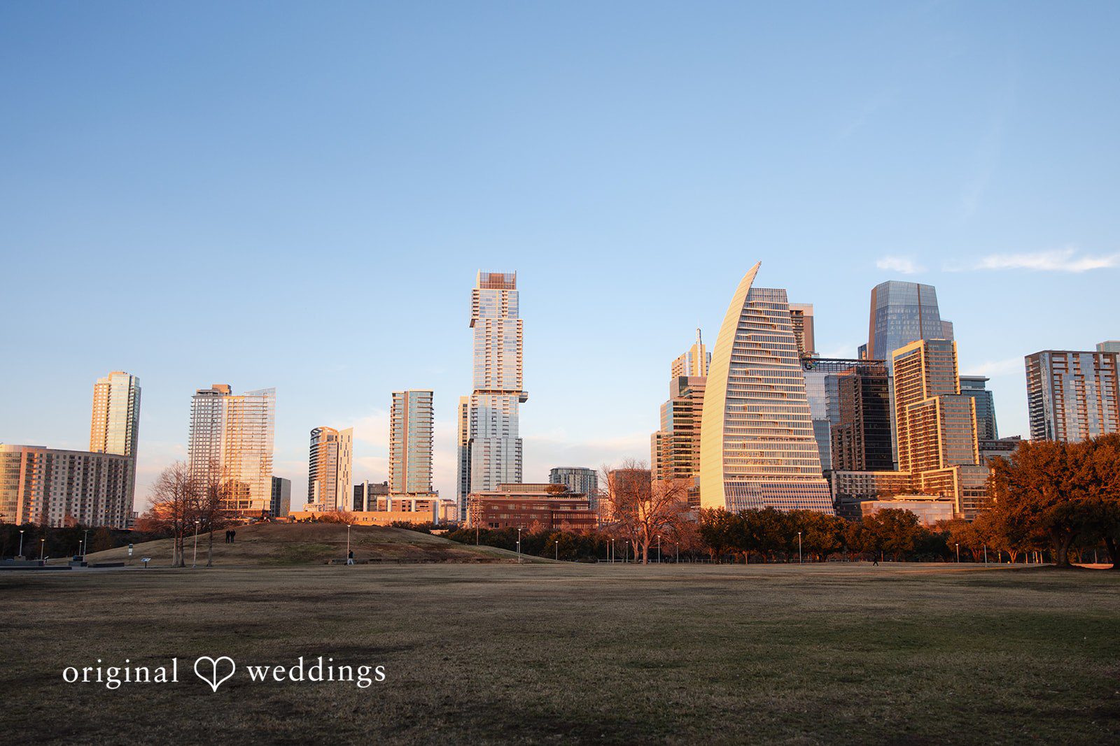 Our Austin wedding photographers took a picture of the Butler Metro Park