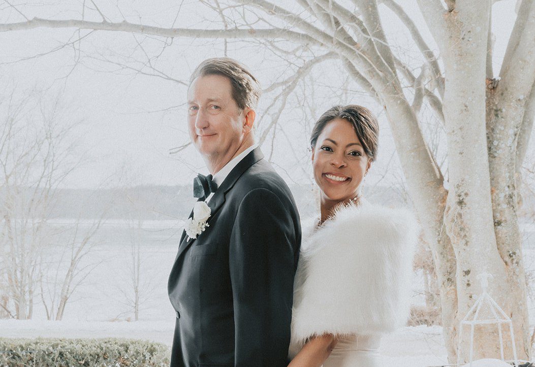 DC Wedding Photographer capturing couple standing hand-in-hand at Cedar Knoll by Original Weddings