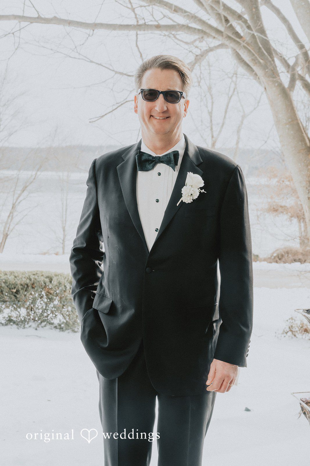 Stunning portrait picture of groom