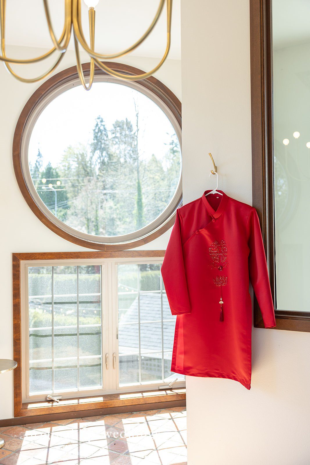 The groom's native attire