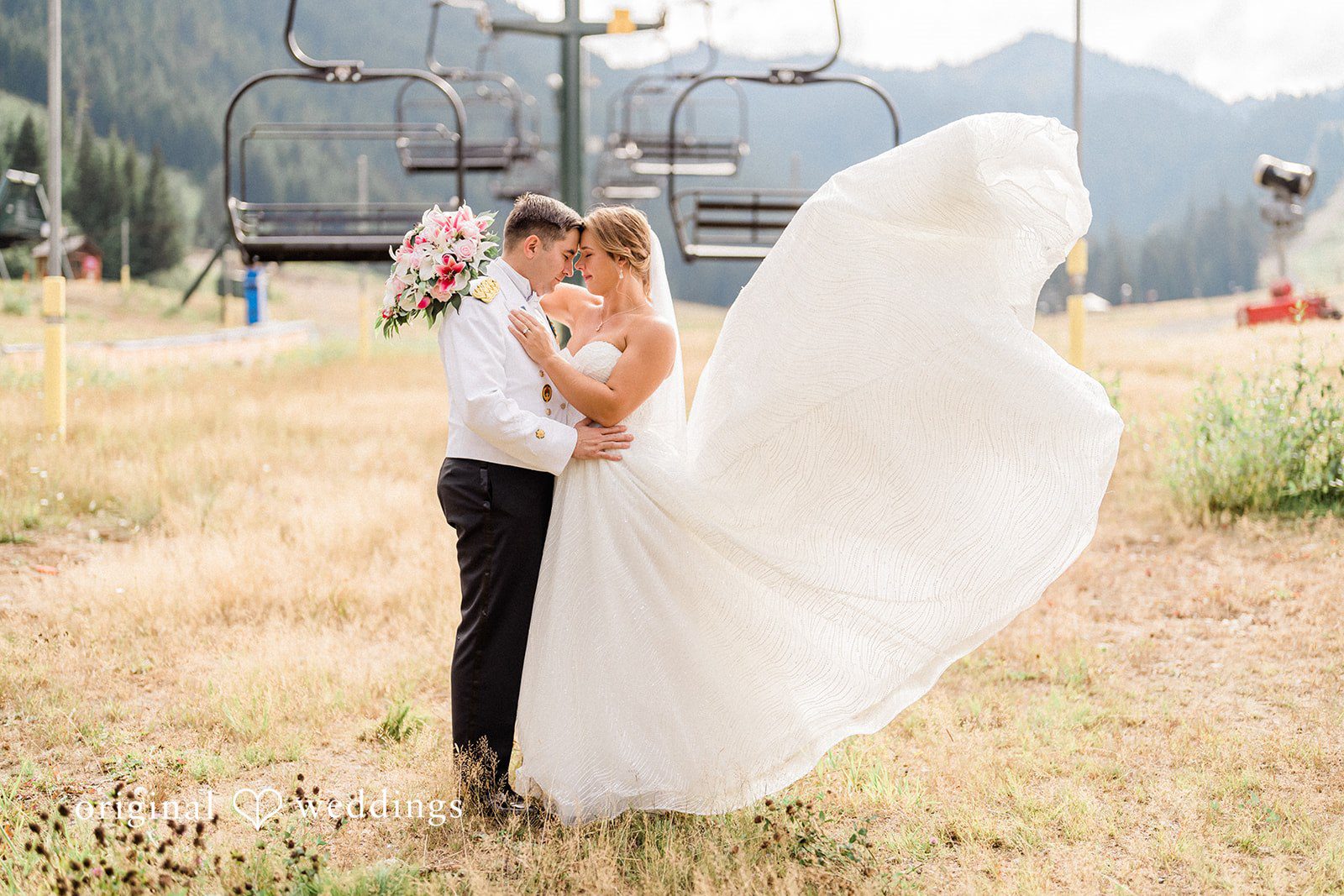 Kelly + Trevor Crystal Mountain Resort Wedding -