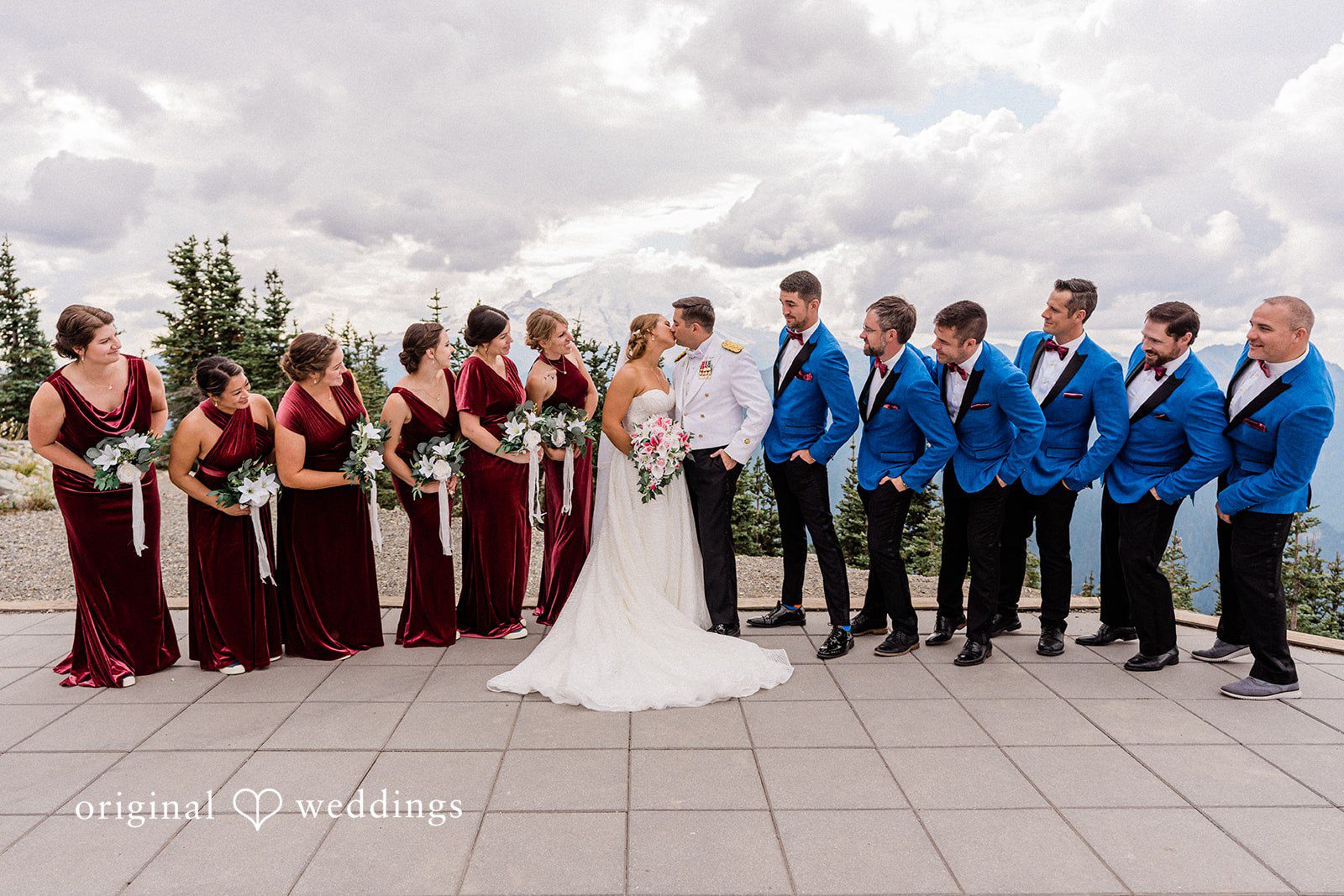 Kelly + Trevor Crystal Mountain Resort Wedding -