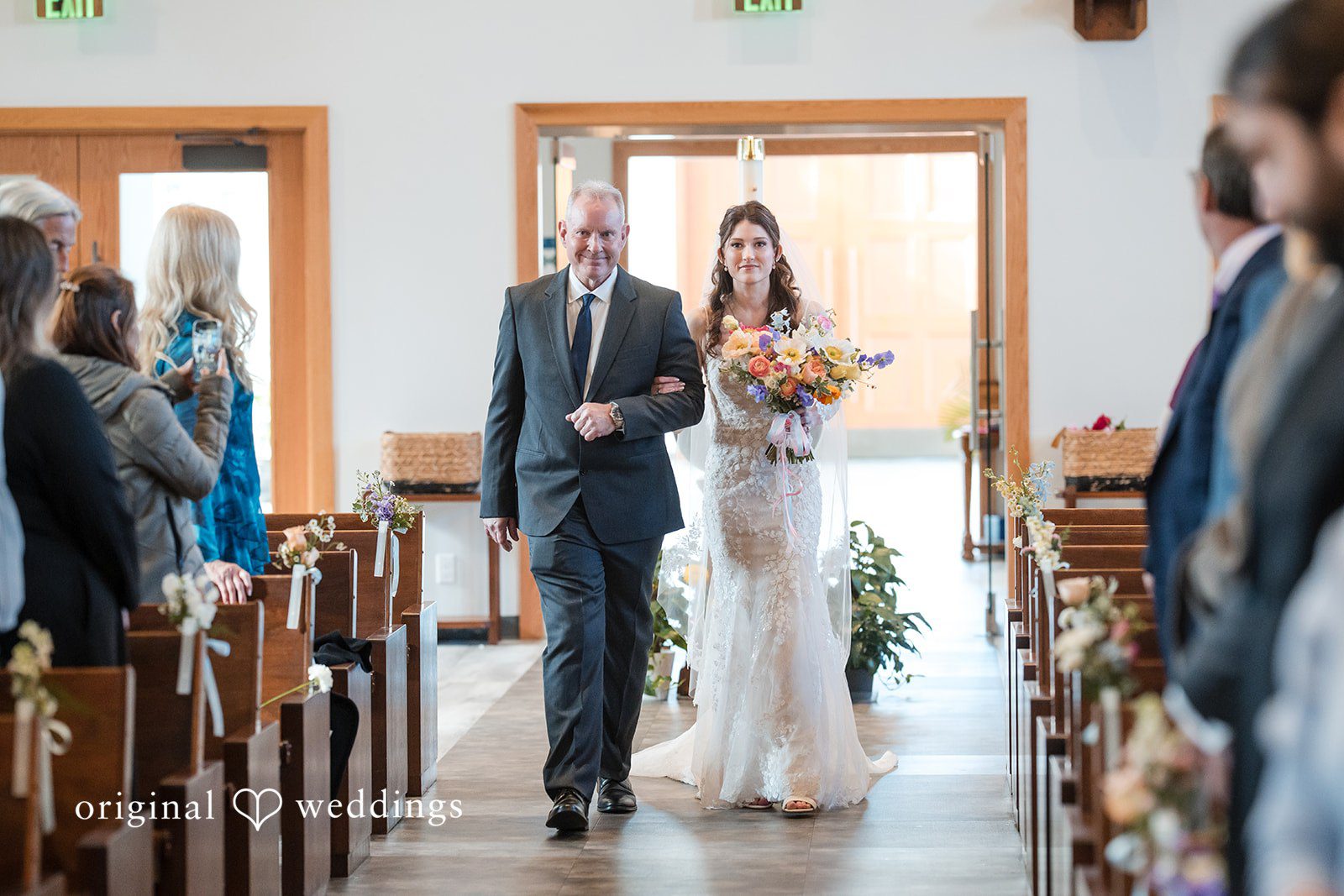 Kelsey + Jensen Lovely entry picture of bride