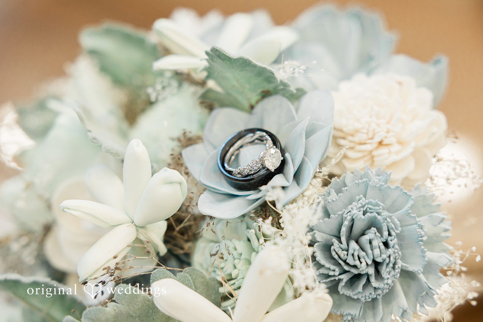 Detailed picture of wedding ring