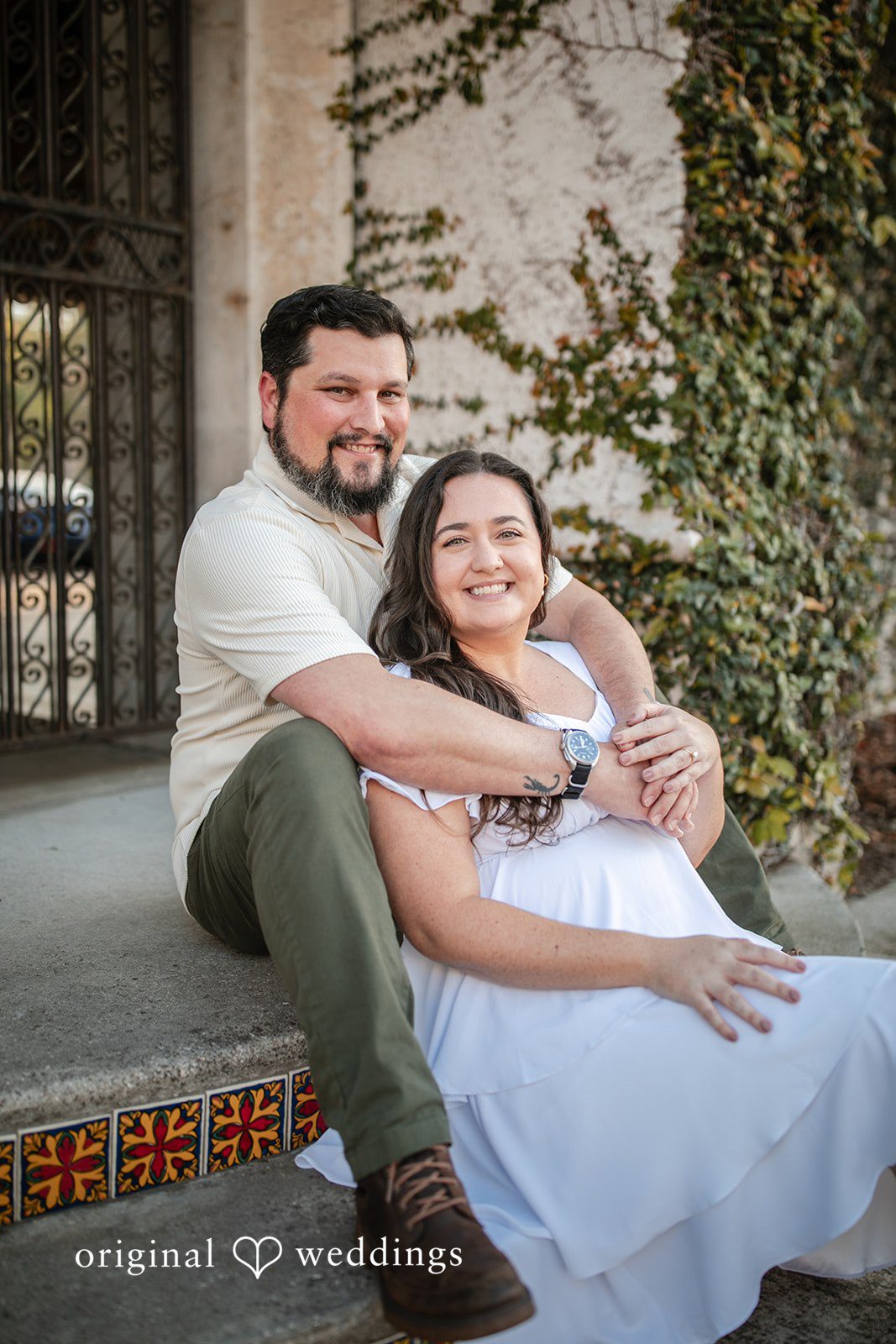 A beautiful portrait of the couple