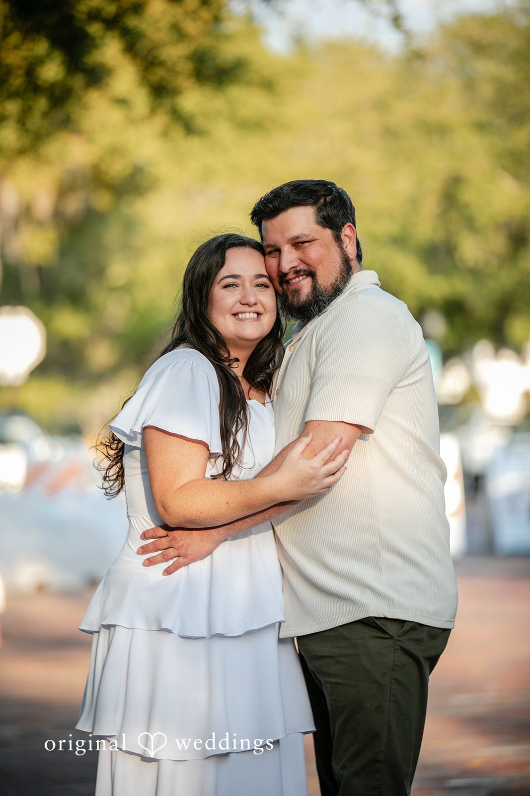 A beautiful portrait of the couple