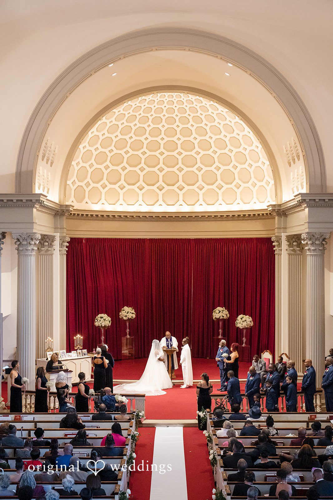 Kimberly + Phillip The bride and groom about to be wed