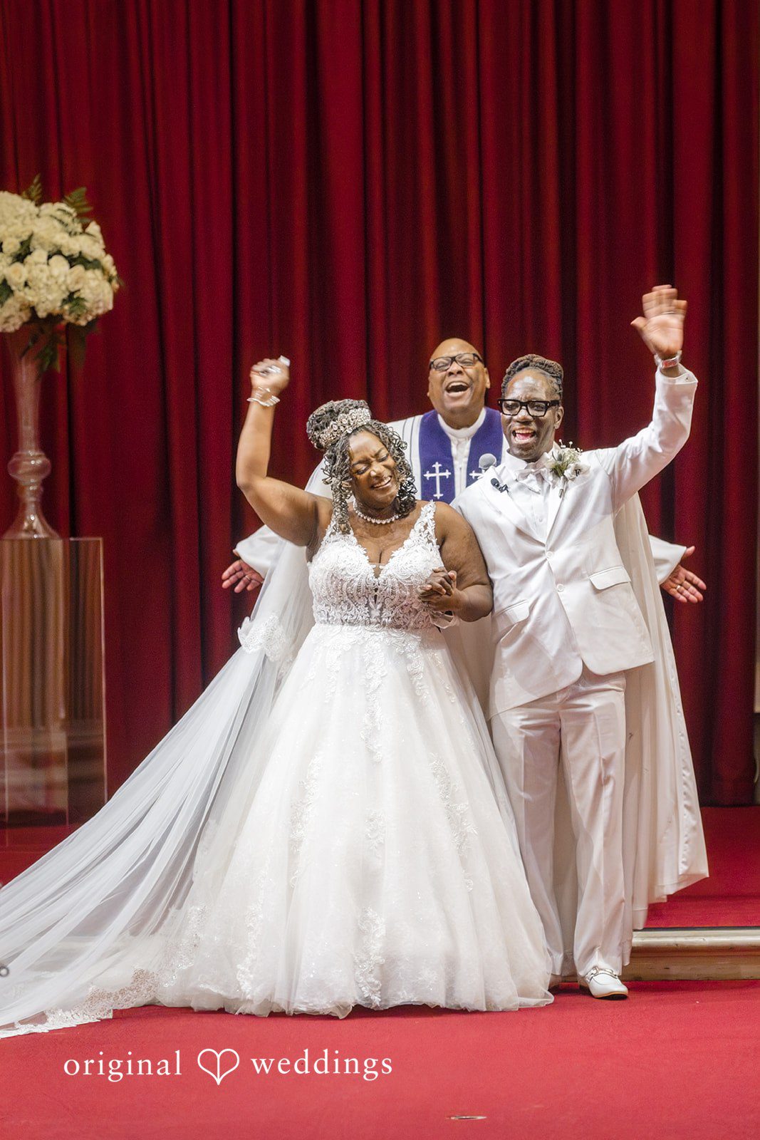 Kimberly + Phillip A joyful moment of the couple after their union