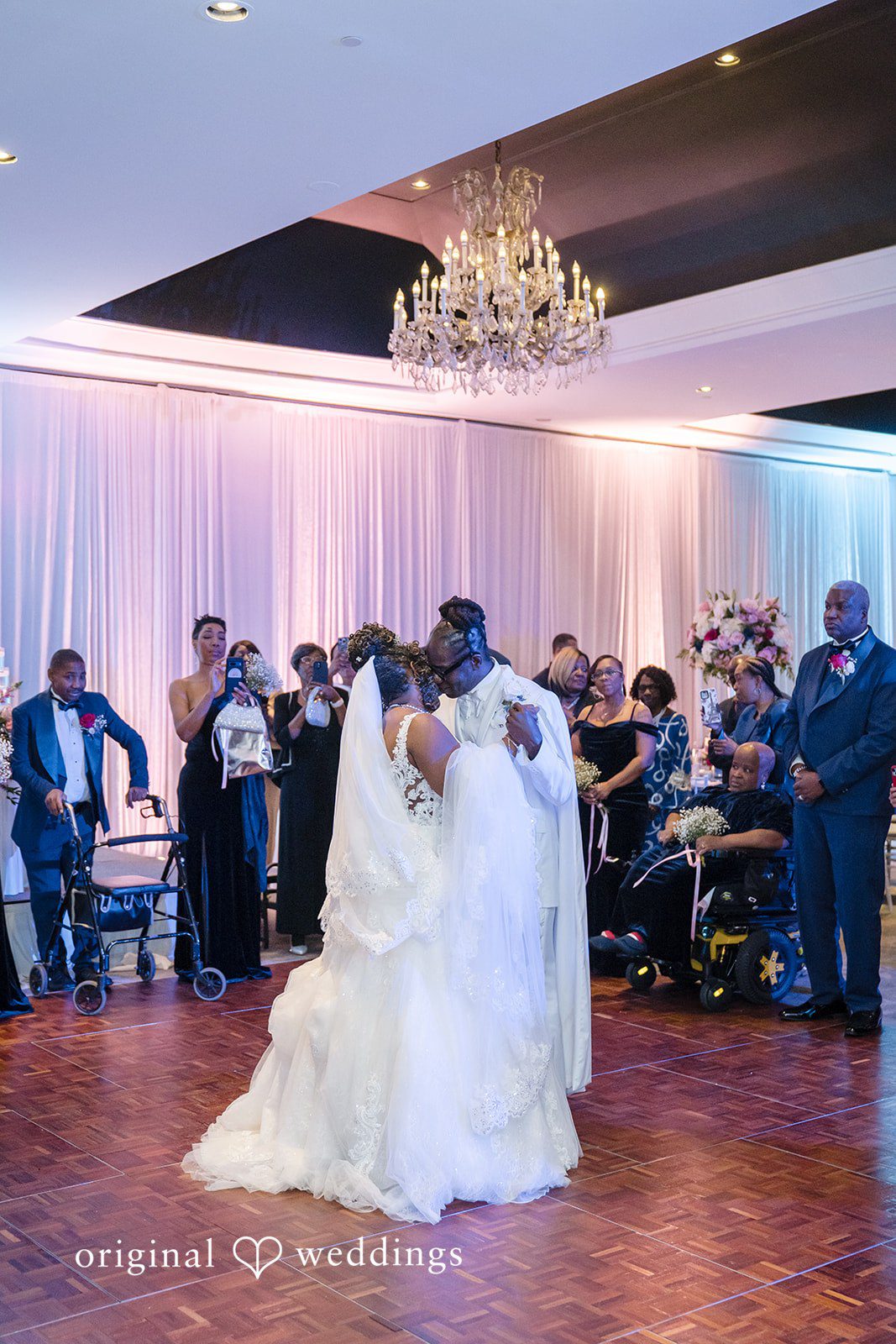 Kimberly + Phillip The couple’s first dance at their wedding reception