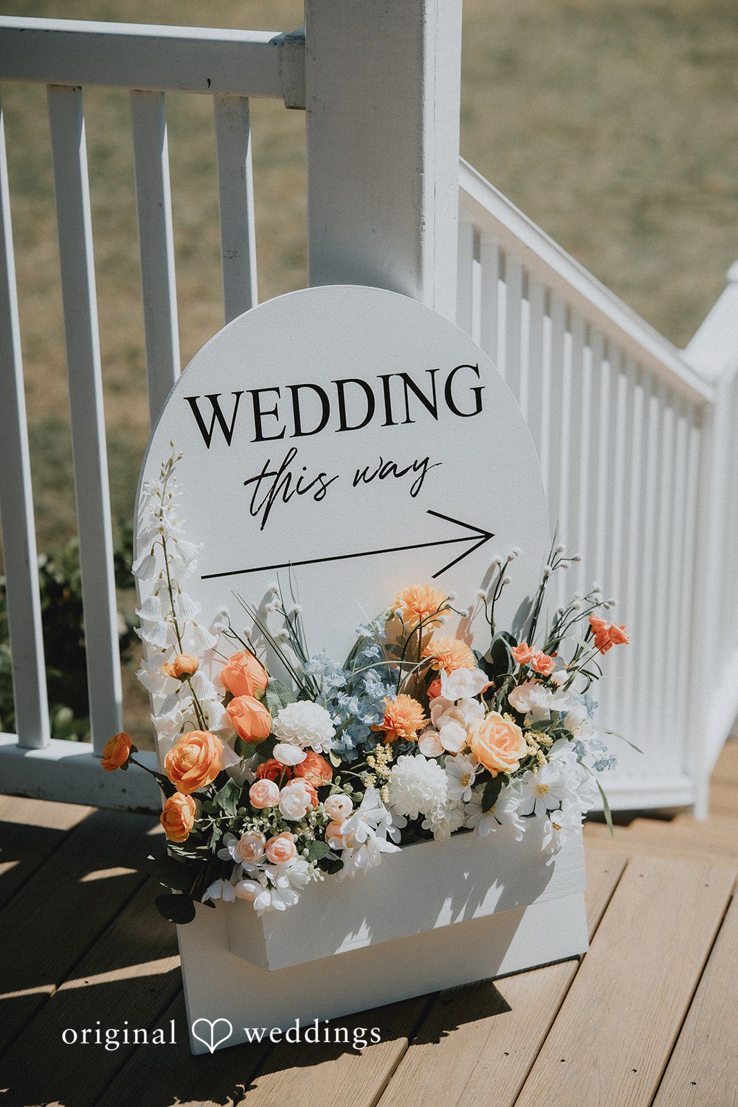 Lush florals at the Palma Sola Botanical Park wedding