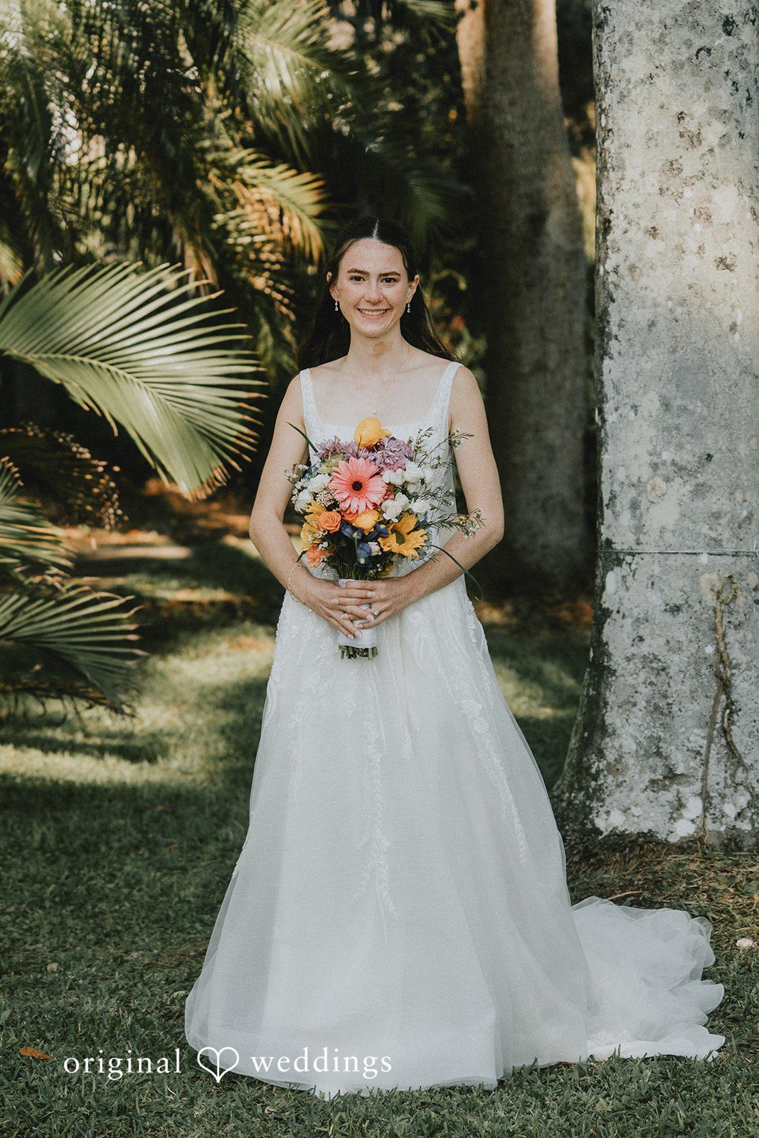 A beautiful portrait of the bride