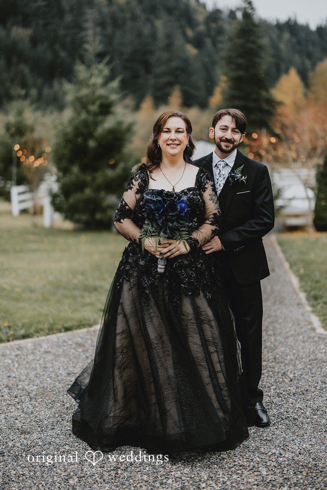 This outdoor portrait of two people standing side by side reflects the candid elegance of a Seattle Wedding Photography style.